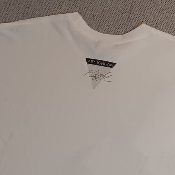 Nike Air Jordan Vintage Flight Tee Mens XXL Vtg White 360 Slam Dunk Basketball - Picture 7 of 10
